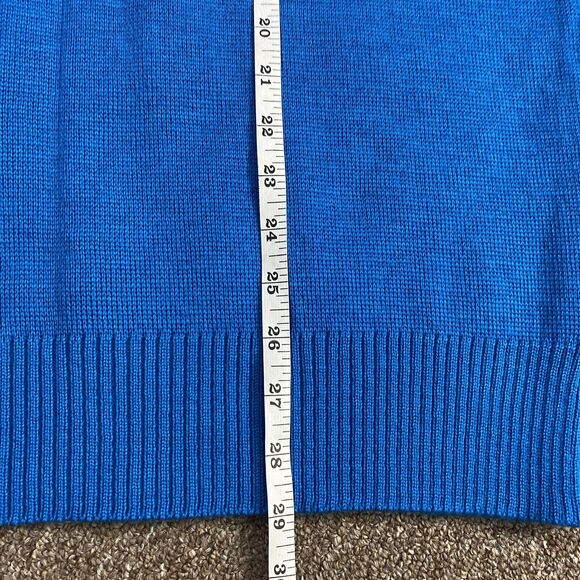 Vintage Demetre Pure Virgin Wool Mens Black Sweater Size XLarge NOS Made USA NWD - Picture 3 of 10